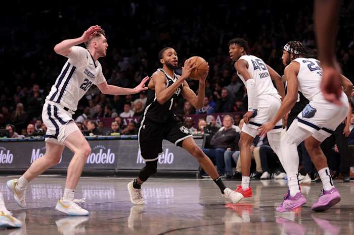 Brooklyn Nets forward Mikal Bridges 